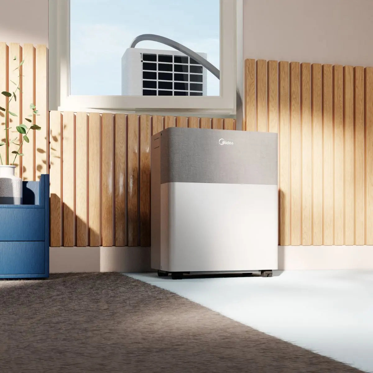 Midea PortaSplit 4-in-1 Mobile Klimaanlage und Luftentfeuchter 3,5 kW