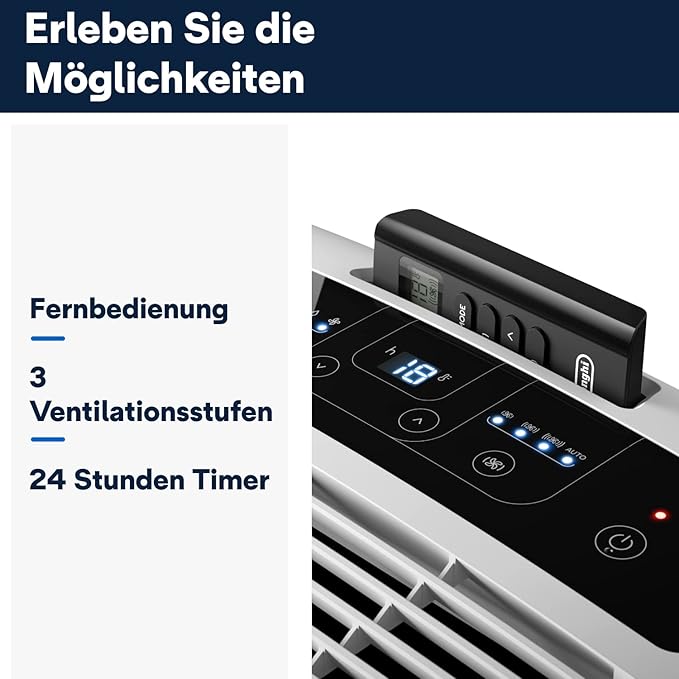 De'Longhi Pinguino - 3-in-1 Mobiles Klimagerät