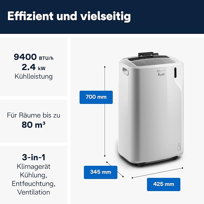 De'Longhi Pinguino - 3-in-1 Mobiles Klimagerät