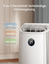 DREO 12000 BTU Mobiles Klimagerät (3-in-1 Kühlen/Ventilieren/Entfeuchten)