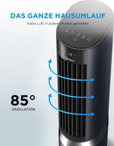 Midea Sensicool Luftkühler mit 7L Wasserkühlung | Mobile Klimaanlage ohne Abluftschlauch